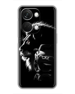 Чехол для OnePlus Nord 3 5G с картинкой «BMW и лев»