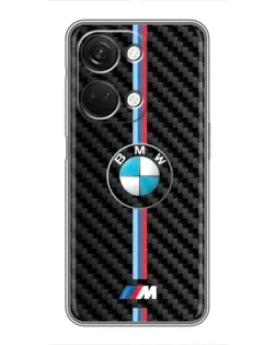 Чехол для OnePlus Nord 3 5G с картинкой «Эмблема BMW и карбон»