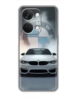 Чехол для OnePlus Nord 3 5G с картинкой «BMW в белом дыму»