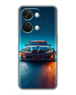 Чехол для OnePlus Nord 3 5G с картинкой «BMW — огни неона»