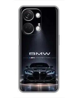 Чехол для OnePlus Nord 3 5G с картинкой «BMW сквозь ночной город»