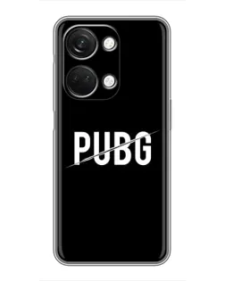 Чехол для OnePlus Nord 3 5G с картинкой «PUBG — белый логотип»