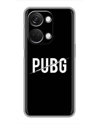 Чехол для OnePlus Nord 3 5G с картинкой «PUBG — белый логотип»
