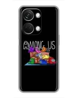 Чехол для OnePlus Nord 3 5G с картинкой «Логотип Among Us»