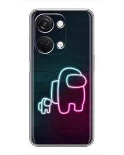 Чехол для OnePlus Nord 3 5G с картинкой «Among Us неон-арт» Чехол для OnePlus Nord 3 5G с картинкой «Among Us неон-арт»