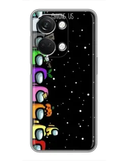 Чехол для OnePlus Nord 3 5G с картинкой «Команда Among Us» Чехол для OnePlus Nord 3 5G с картинкой «Команда Among Us»