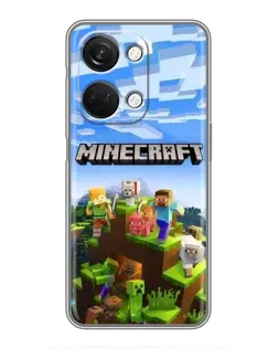 Чехол для OnePlus Nord 3 5G с картинкой «Minecraft классический мир»