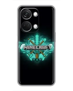 Чехол для OnePlus Nord 3 5G с картинкой «Minecraft Diamond лого»