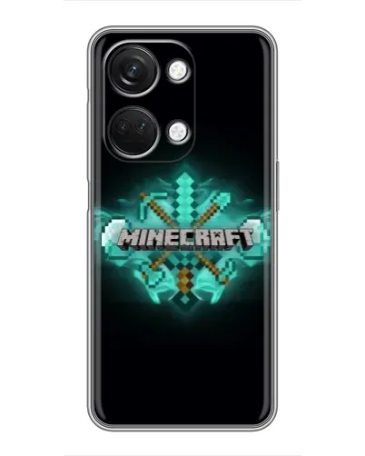 Чехол для OnePlus Nord 3 5G с картинкой «Minecraft Diamond лого»