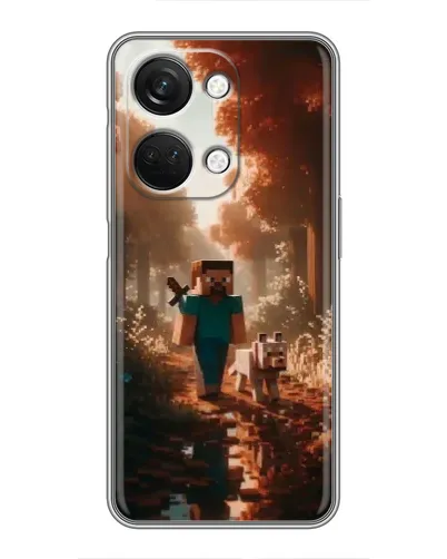 Чехол для OnePlus Nord 3 5G с картинкой «Стив в лесу»