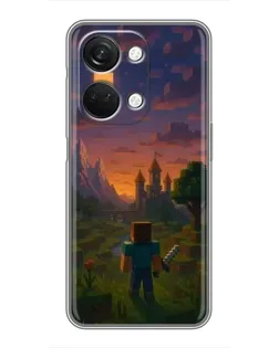 Чехол для OnePlus Nord 3 5G с картинкой «Стив у башни»
