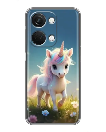 Чехол для OnePlus Nord 3 5G с картинкой «Единорог на поляне» Чехол для OnePlus Nord 3 5G с картинкой «Единорог на поляне»