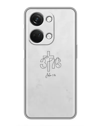 Чехол для OnePlus Nord 3 5G с картинкой «Иоанна 3:16 Крест»