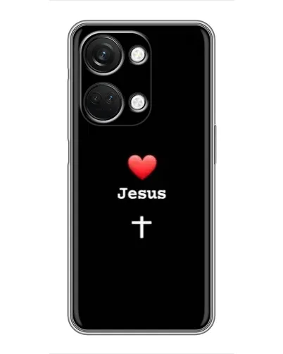 Чехол для OnePlus Nord 3 5G с картинкой «Сердце - Jesus»