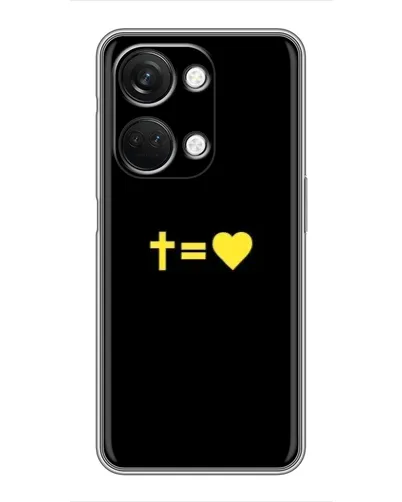 Чехол для OnePlus Nord 3 5G с картинкой «Сердце и Крест»