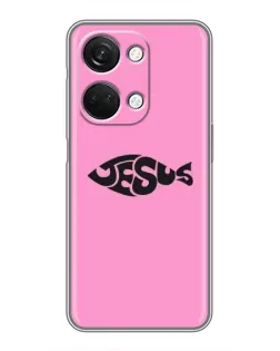 Чехол для OnePlus Nord 3 5G с картинкой «Розовый символ  Jesus»