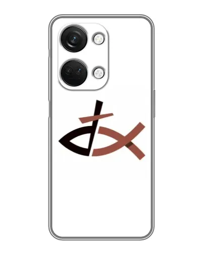 Чехол для OnePlus Nord 3 5G с картинкой «Рыба и крест»