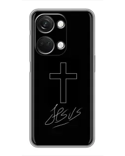 Чехол для OnePlus Nord 3 5G с картинкой «Графический крест Jesus» Чехол для OnePlus Nord 3 5G с картинкой «Графический крест Jesus»
