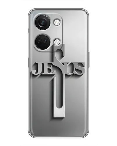 Чехол для OnePlus Nord 3 5G с картинкой «Металлический крест Jesus» Чехол для OnePlus Nord 3 5G с картинкой «Металлический крест Jesus»