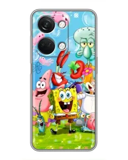 Чехол для OnePlus Nord 3 5G с картинкой «Губка Боб и друзья» Чехол для OnePlus Nord 3 5G с картинкой «Губка Боб и друзья»