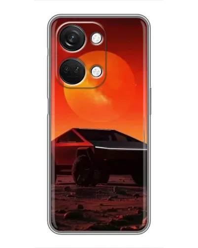 Чехол для OnePlus Nord 3 5G с картинкой «Cybertruck на Марсе»