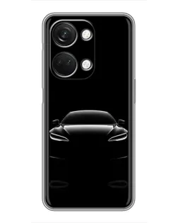 Чехол для OnePlus Nord 3 5G с картинкой «Силуэт Tesla Night»