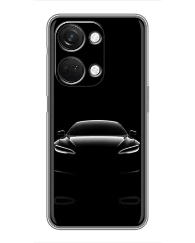 Чехол для OnePlus Nord 3 5G с картинкой «Силуэт Tesla Night»