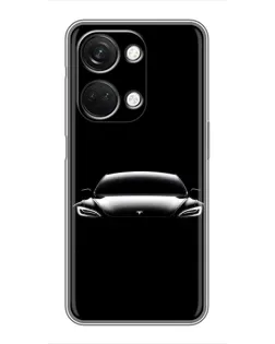 Чехол для OnePlus Nord 3 5G с картинкой «Фары Tesla Night»