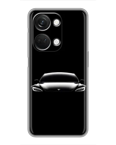 Чехол для OnePlus Nord 3 5G с картинкой «Фары Tesla Night»