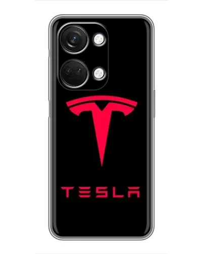 Чехол для OnePlus Nord 3 5G с картинкой «Tesla Red Logo»