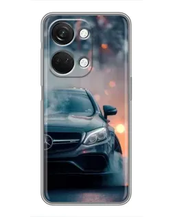Чехол для OnePlus Nord 3 5G с картинкой «Mercedes — ночной город»