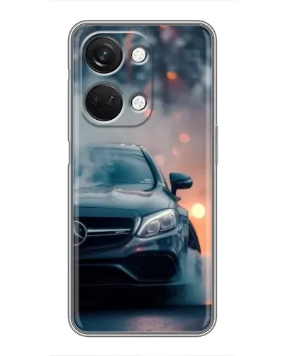 Чехол для OnePlus Nord 3 5G с картинкой «Mercedes — ночной город» Чехол для OnePlus Nord 3 5G с картинкой «Mercedes — ночной город»