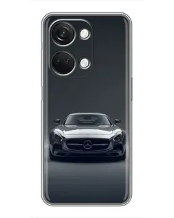 Чехол для OnePlus Nord 3 5G с картинкой «Mercedes на черном»