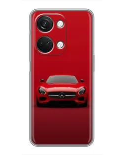 Чехол для OnePlus Nord 3 5G с картинкой «Красный Mercedes AMG»