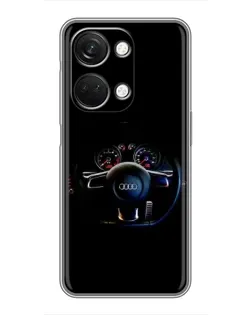 Чехол для OnePlus Nord 3 5G с картинкой «Салон Audi — руль» Чехол для OnePlus Nord 3 5G с картинкой «Салон Audi — руль»