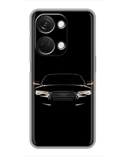 Чехол для OnePlus Nord 3 5G с картинкой «Audi — ночной контур» Чехол для OnePlus Nord 3 5G с картинкой «Audi — ночной контур»