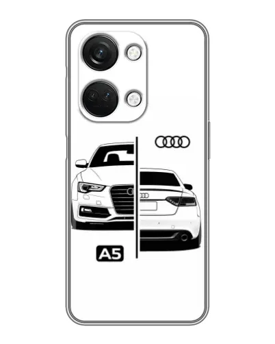 Чехол для OnePlus Nord 3 5G с картинкой «Audi — контрастный дизайн»