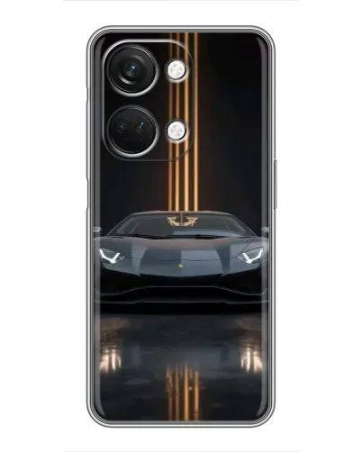 Чехол для OnePlus Nord 3 5G с картинкой «Lamborghini золотые линии»