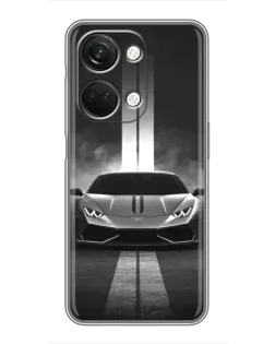 Чехол для OnePlus Nord 3 5G с картинкой «Lamborghini симметрия дорог»
