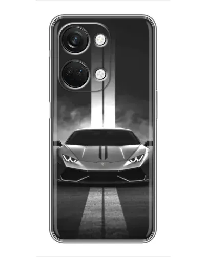 Чехол для OnePlus Nord 3 5G с картинкой «Lamborghini симметрия дорог»