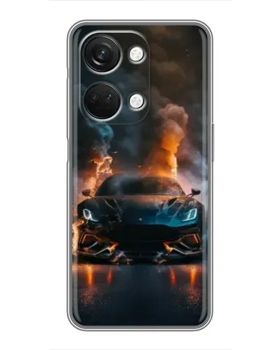Чехол для OnePlus Nord 3 5G с картинкой «Lamborghini дымная эстетика»