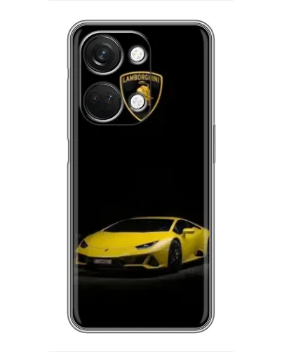 Чехол для OnePlus Nord 3 5G с картинкой «Lamborghini желтый акцент»