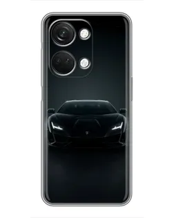 Чехол для OnePlus Nord 3 5G с картинкой «Черный Lamborghini Aventador»