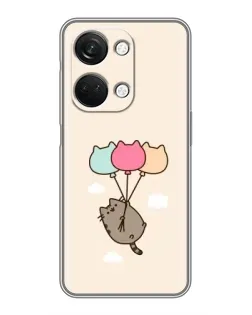 Чехол для OnePlus Nord 3 5G с картинкой «Пушин на шариках»