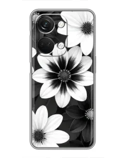 Чехол для OnePlus Nord 3 5G с картинкой «Монохромные астры»