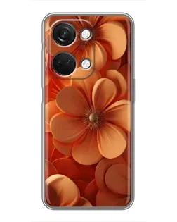 Чехол для OnePlus Nord 3 5G с картинкой «Оранжевый макро цветок»