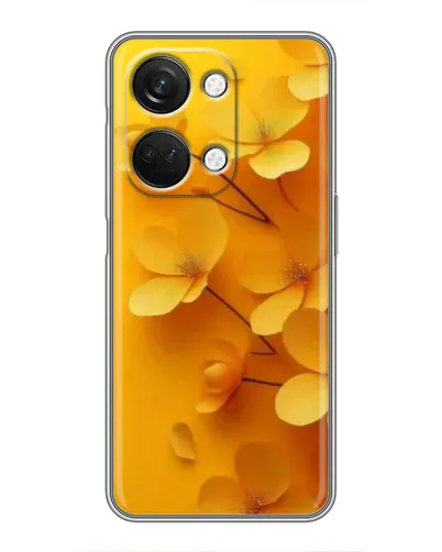 Чехол для OnePlus Nord 3 5G с картинкой «Золотые лепестки»