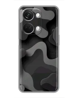 Чехол для OnePlus Nord 3 5G с картинкой «Темный абстрактный камуфляж»
