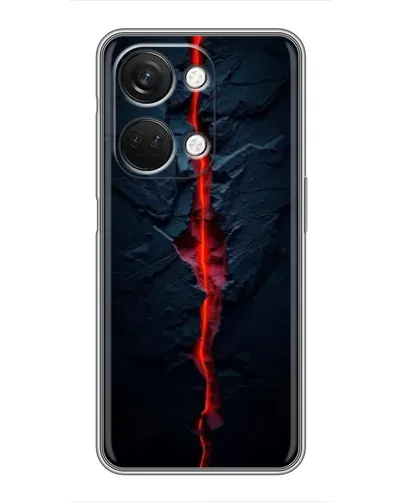 Чехол для OnePlus Nord 3 5G с картинкой «Kрасная лавовая трещина»