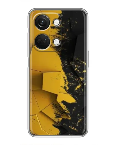 Чехол для OnePlus Nord 3 5G с картинкой «Золотые осколки геометрии»